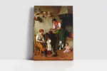 Köylü Bir Aile | Kanvas Tablo | Cam Tablo | Mdf Tablo | B02500 - Görsel 2