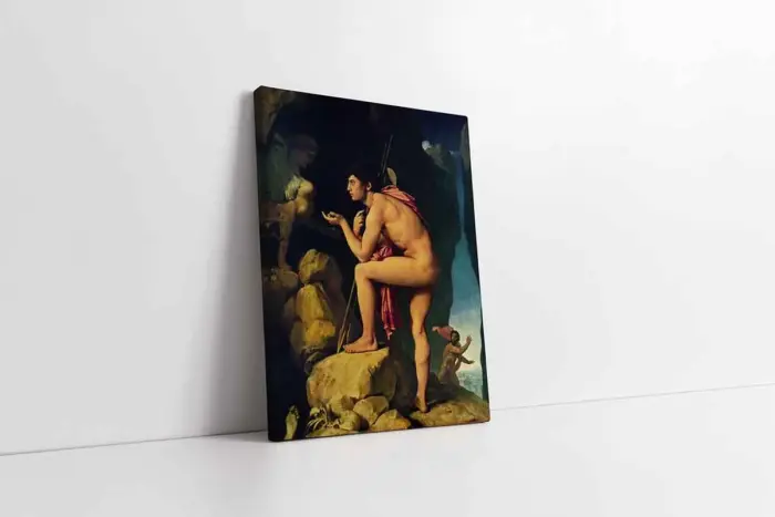 Oedipus Ve Sfenks | Kanvas Tablo | Cam Tablo | Mdf Tablo | B02501 - Görsel 1