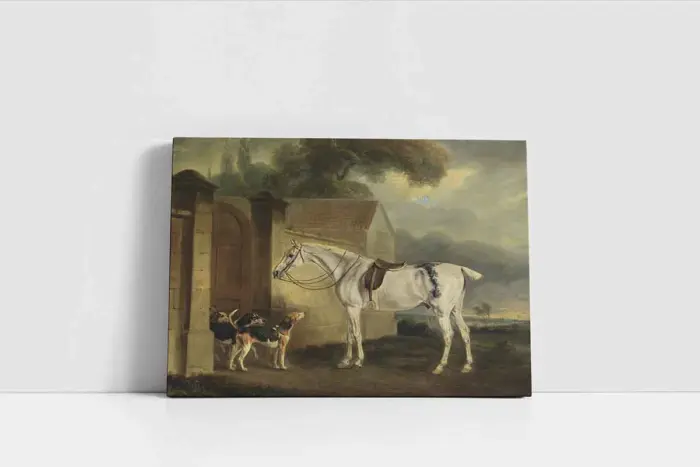 At Ve Köpekler | Kanvas Tablo | Cam Tablo | Mdf Tablo | B02519 - Görsel 2