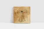 Vitruvius Adamı Leonarda Da Vinci | Kanvas Tablo | Cam Tablo | Mdf Tablo | B02524 - Görsel 2