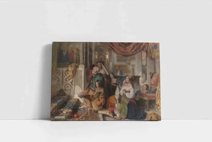 John Frederic Lewis | Kanvas Tablo | Cam Tablo | Mdf Tablo | B02537 - Görsel 2