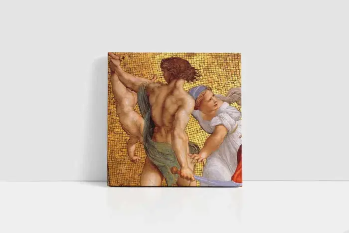 Judgment Of Solomon | Kanvas Tablo | Cam Tablo | Mdf Tablo | B02553 - Görsel 2