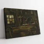 Bir Dokumacı Kulübesi Vincent Van Gogh | Kanvas Tablo | Cam Tablo | Mdf Tablo | B02565