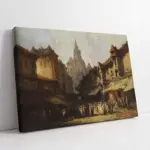 Louis Gabriel Eugene İsabey | Kanvas Tablo | Cam Tablo | Mdf Tablo | B02569