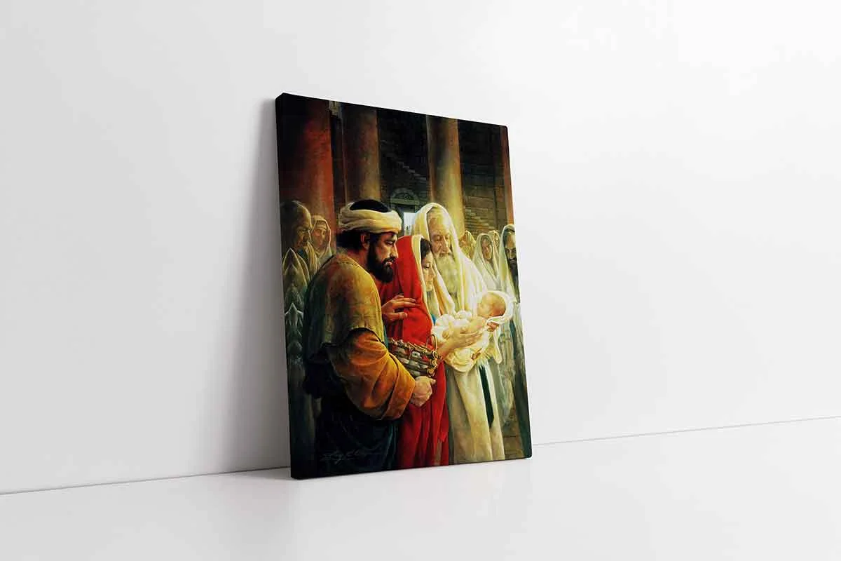 KB02587-10 Apresentaçao De Jesus | Kanvas Tablo | Cam Tablo | Mdf Tablo | B02587 - Görsel 1