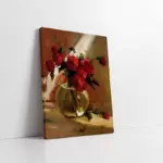 Vazoda Güller | Kanvas Tablo | Cam Tablo | Mdf Tablo | B03107