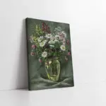 Vazoda Papatyalar | Kanvas Tablo | Cam Tablo | Mdf Tablo | B03113