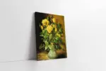 Vazoda Sarı Güller | Kanvas Tablo | Cam Tablo | Mdf Tablo | B03121