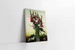Vazoda Çiçekler | Kanvas Tablo | Cam Tablo | Mdf Tablo | B03124