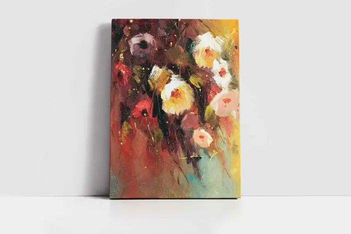 Çiçek | Kanvas Tablo | Cam Tablo | Mdf Tablo | B03128 - Görsel 2