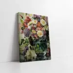 Vazoda Çiçekler | Kanvas Tablo | Cam Tablo | Mdf Tablo | B03132