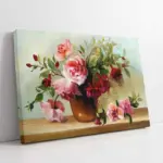 Vazoda Güller | Kanvas Tablo | Cam Tablo | Mdf Tablo | B03137