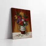 Vazoda Çiçekler | Kanvas Tablo | Cam Tablo | Mdf Tablo | B03159