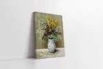 Vazoda Çiçekler | Kanvas Tablo | Cam Tablo | Mdf Tablo | B03162