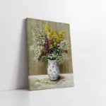 Vazoda Çiçekler | Kanvas Tablo | Cam Tablo | Mdf Tablo | B03162