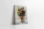 Vazoda Çiçekler | Kanvas Tablo | Cam Tablo | Mdf Tablo | B03164