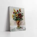 Vazoda Çiçekler | Kanvas Tablo | Cam Tablo | Mdf Tablo | B03164