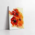 Kırmızı Çiçek | Kanvas Tablo | Cam Tablo | Mdf Tablo | B03170