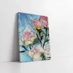 Kırmızı Çiçek | Kanvas Tablo | Cam Tablo | Mdf Tablo | B03173