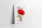 Kırmızı Çiçek | Kanvas Tablo | Cam Tablo | Mdf Tablo | B03180