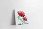 Kırmızı Çiçek | Kanvas Tablo | Cam Tablo | Mdf Tablo | B03181