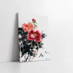 Kırmızı Çiçek | Kanvas Tablo | Cam Tablo | Mdf Tablo | B03183