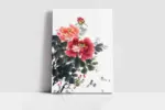 Kırmızı Çiçek | Kanvas Tablo | Cam Tablo | Mdf Tablo | B03183 - Görsel 2