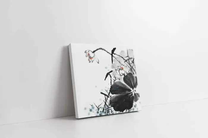 Kırmızı Çiçek | Kanvas Tablo | Cam Tablo | Mdf Tablo | B03184 - Görsel 1