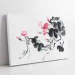 Kırmızı Çiçek | Kanvas Tablo | Cam Tablo | Mdf Tablo | B03185