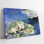 Nilüfer Çiçekleri | Kanvas Tablo | Cam Tablo | Mdf Tablo | B03195