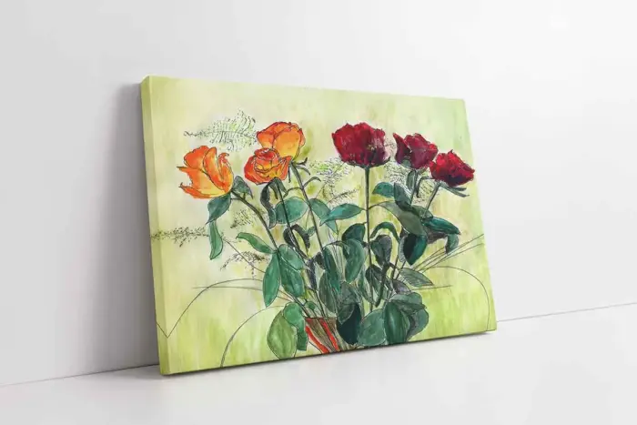 Çiçek | Kanvas Tablo | Cam Tablo | Mdf Tablo | B03198 - Görsel 1