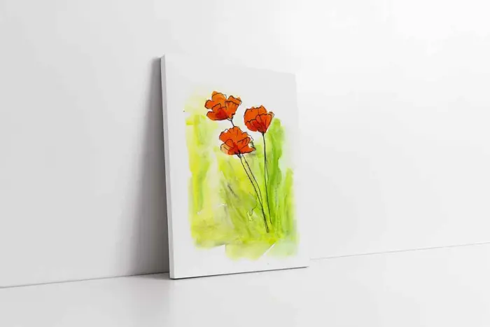 Çiçek | Kanvas Tablo | Cam Tablo | Mdf Tablo | B03200 - Görsel 1