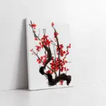 Kırmızı Çiçek | Kanvas Tablo | Cam Tablo | Mdf Tablo | B03209