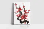 Kırmızı Çiçek | Kanvas Tablo | Cam Tablo | Mdf Tablo | B03209 - Görsel 2