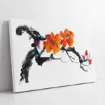 Kırmızı Çiçek | Kanvas Tablo | Cam Tablo | Mdf Tablo | B03210