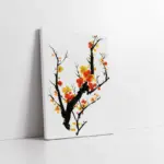 Kırmızı Çiçek | Kanvas Tablo | Cam Tablo | Mdf Tablo | B03211