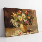 Vazoda Çiçekler | Kanvas Tablo | Cam Tablo | Mdf Tablo | B03212