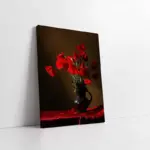 Kırmızı Çiçek | Kanvas Tablo | Cam Tablo | Mdf Tablo | B03213