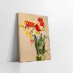 Kırmızı Çiçek | Kanvas Tablo | Cam Tablo | Mdf Tablo | B03214