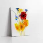 Kırmızı Çiçek | Kanvas Tablo | Cam Tablo | Mdf Tablo | B03215