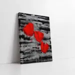 Kırmızı Çiçek | Kanvas Tablo | Cam Tablo | Mdf Tablo | B03223