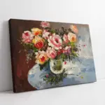 Vazoda Güller | Kanvas Tablo | Cam Tablo | Mdf Tablo | B03283