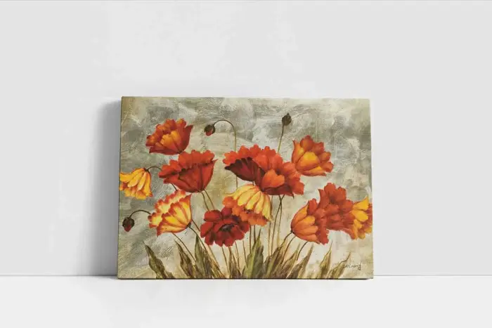 Çiçek | Kanvas Tablo | Cam Tablo | Mdf Tablo | B03326 - Görsel 2