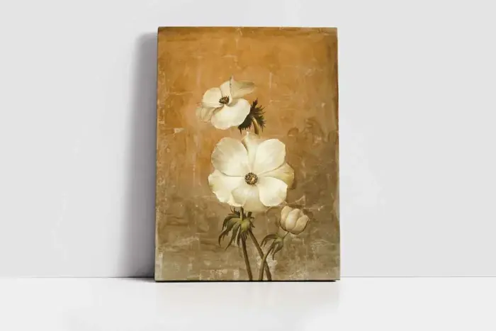 Çiçek | Kanvas Tablo | Cam Tablo | Mdf Tablo | B03331 - Görsel 2