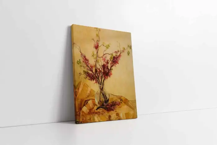 Vazoda Çiçekler | Kanvas Tablo | Cam Tablo | Mdf Tablo | B03337 - Görsel 1
