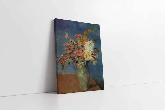 Vazoda Çiçekler | Kanvas Tablo | Cam Tablo | Mdf Tablo | B03355 - Görsel 1