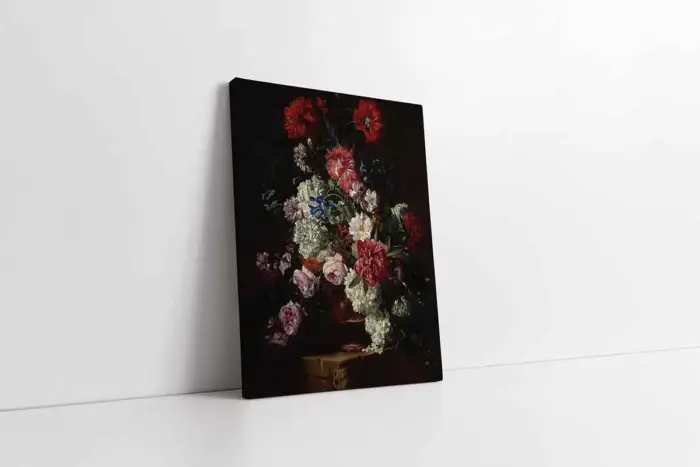 Vazoda Çiçekler | Kanvas Tablo | Cam Tablo | Mdf Tablo | B03357 - Görsel 1