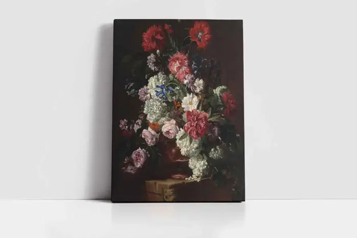 Vazoda Çiçekler | Kanvas Tablo | Cam Tablo | Mdf Tablo | B03357 - Görsel 2