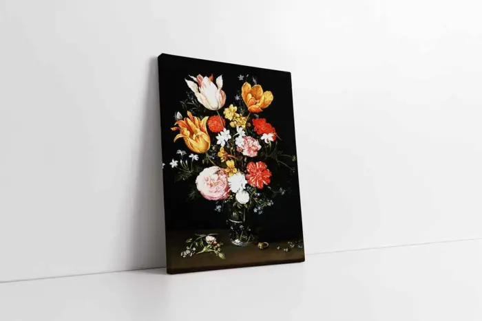 Vazoda Çiçekler | Kanvas Tablo | Cam Tablo | Mdf Tablo | B03358 - Görsel 1