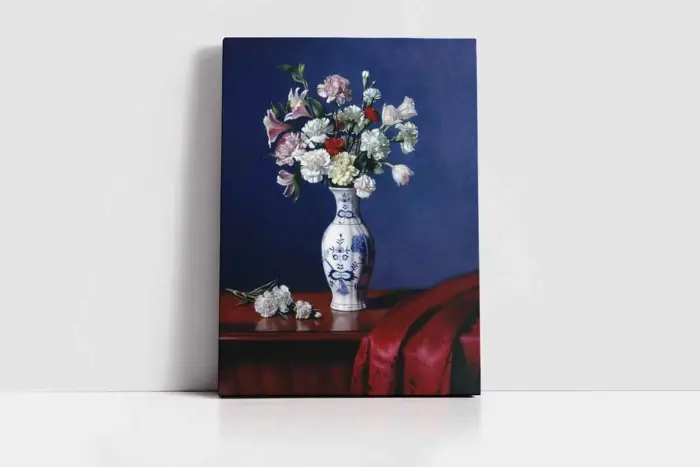 Vazoda Çiçekler | Kanvas Tablo | Cam Tablo | Mdf Tablo | B03369 - Görsel 2